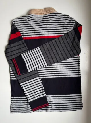 Desigual Rainbow Polo Shirt - Striped size M