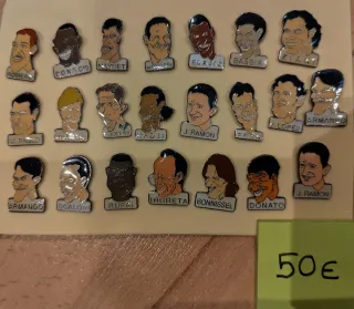 Lote 20 Pins Jugadores Superdepor