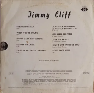 Vinilo Jimmy Cliff Struggling Man 1974