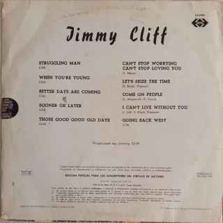 Vinilo Jimmy Cliff Struggling Man 1974