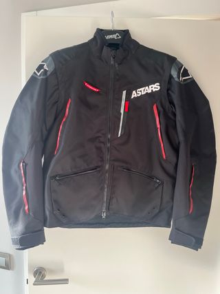 Chaqueta Moto Alpinestars Negra y Roja