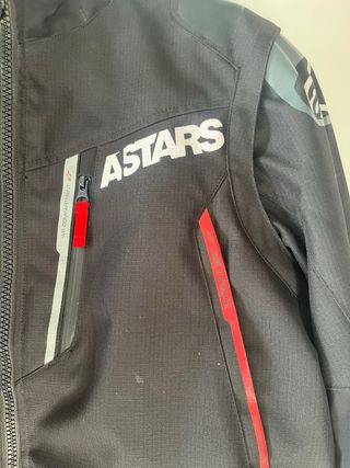 Chaqueta Moto Alpinestars Negra y Roja