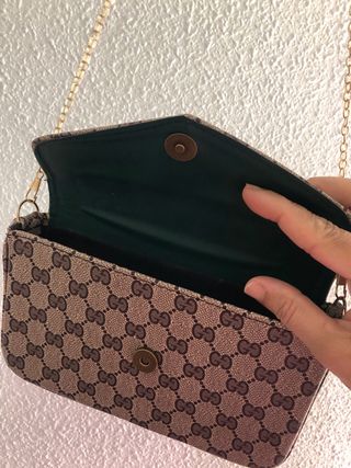 Bolso de mano Monogram Marrón Dorado