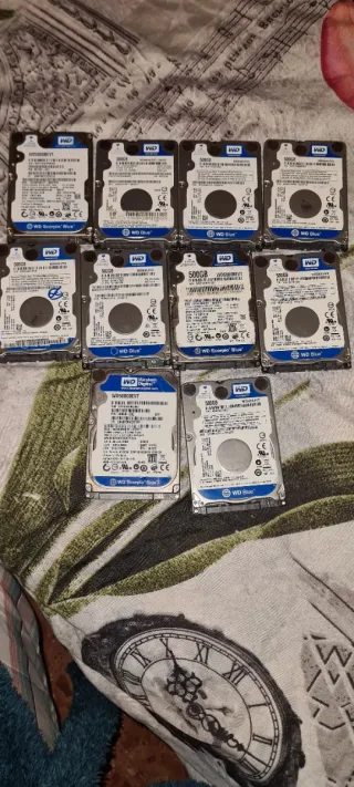 Lote 30x Discos Duros 500GB 2.5 variados
