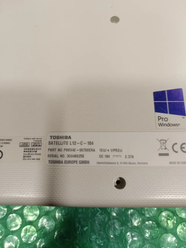 Portatile Toshiba Satellite L12-C