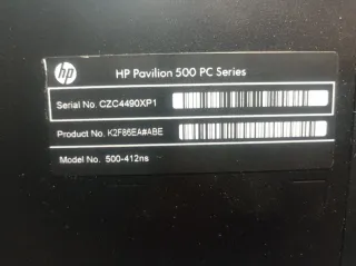 HP Pavilion 500 PC Series