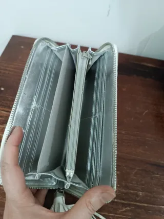 Cartera Desigual Blanca con Tachuelas