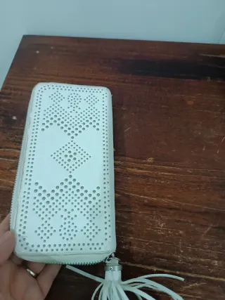 Cartera Desigual Blanca con Tachuelas