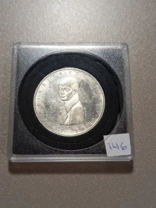 Moneda 5 Marcos Alemania 1977G (von Kleist)