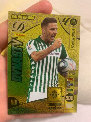 Cromo Joaquín Balón de Oro Panini