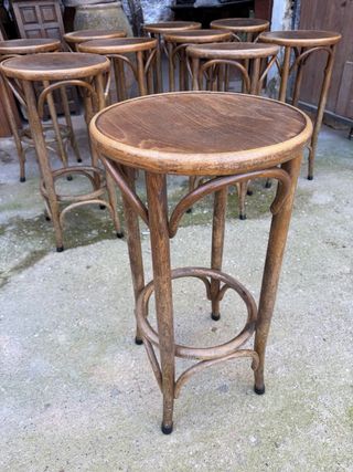 Sgabello in legno stile Thonet