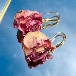 Pendientes Rosa Natural