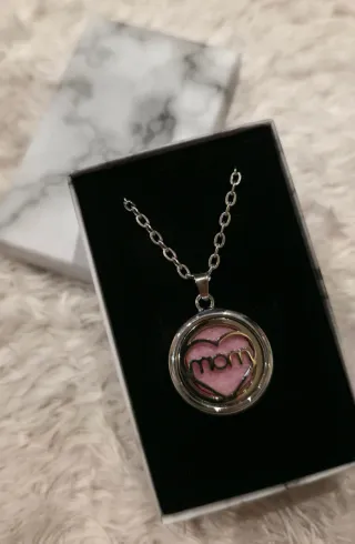 Collar Aromaterapia Árbol de la Vida Huella o mom