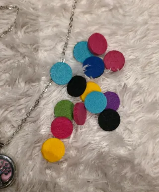 Collar Aromaterapia Árbol de la Vida Huella o mom