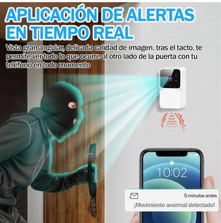 Videoportero Inalámbrico 1080P Exterior