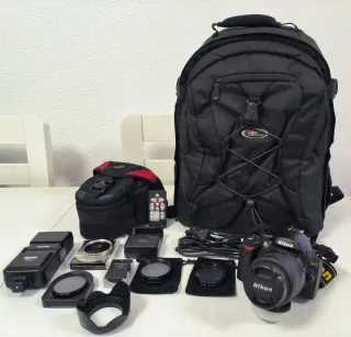 Cámara Nikon D40 + Accesorios