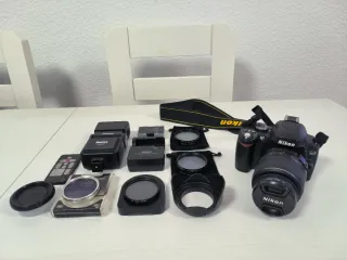 Cámara Nikon D40 + Accesorios