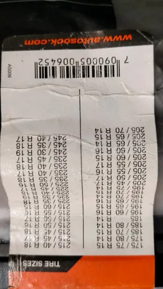 Cadenas de nieve de tela sin usar,nuevas