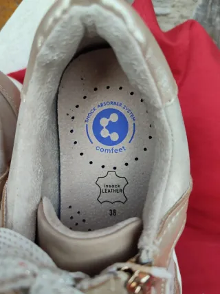 Zapatillas deportivas mujer talla 38 doradas