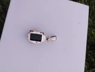 Colgante Plata con Piedra Ámbar