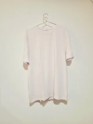 Camiseta Zara Rosa Talla XL Hombre