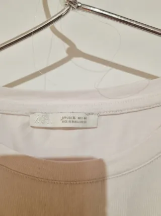 Camiseta Zara Rosa Talla XL Hombre