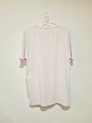 Camiseta Zara Rosa Talla XL Hombre