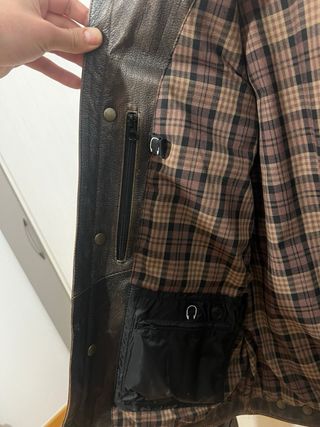 Chaqueta Cuero Harley Davidson Vintage Marrón