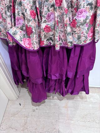 Traje de flamenca alegre