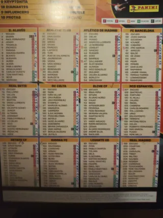 CAMBIO Cromos Adrenalyn XL(faltantes en descripcio