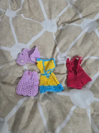 Lote Ropa Barbie Hecha a Mano