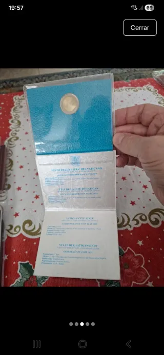 Vaticano 2019 2€ Conmemorativos. Capilla Sixtina