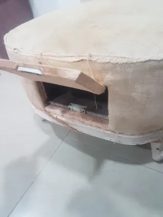 Silla calzador tapizada