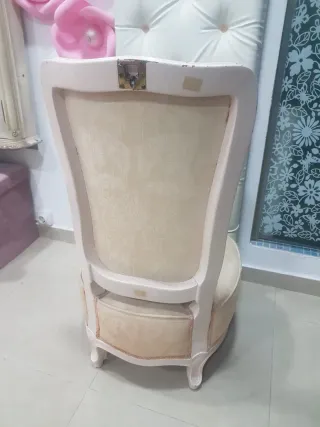 Silla calzador tapizada