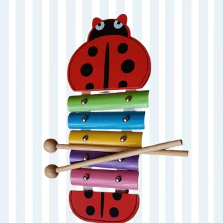 Xilófono infantil mariquita