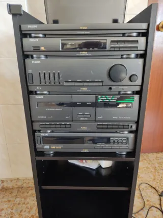Equipo Hi-Fi Philips Completo + Mueble