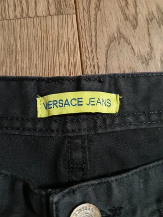 Jeans "Slim Fit" neri da uomo Versace Jeans