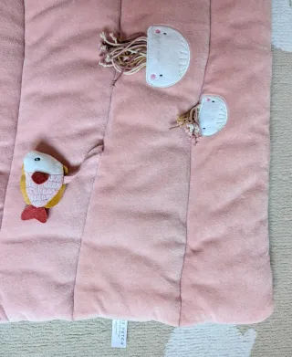 Manta de juegos infantil Little Dutch rosa