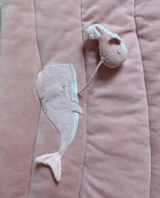 Manta de juegos infantil Little Dutch rosa