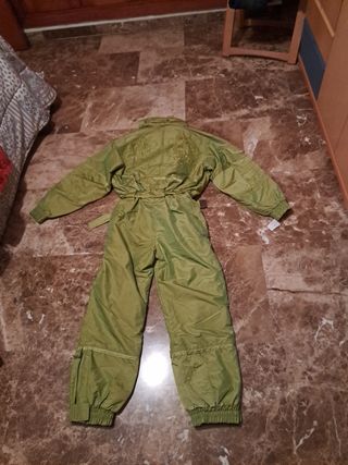 Mono de esquí verde T 38-40 mujer