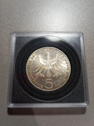Moneda 5 Marcos Alemania 1975G Albert Schweitzer