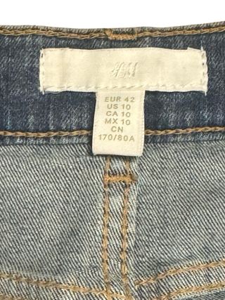 Vaquero mujer H&M talla 42 pitillo elástico