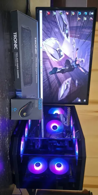 PC Gaming I5-12400 16Gb Gigabyte GTX 1060 G1 6Gb