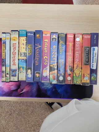 Lote 6 Películas VHS Disney Clásicos