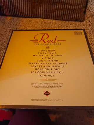 Lote 7 discos de Vinilo: Tavares, Communards, Rock