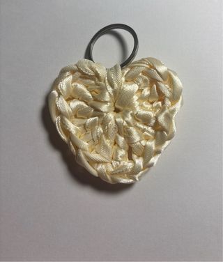 Llavero Corazón Hecho a Mano Crochet
