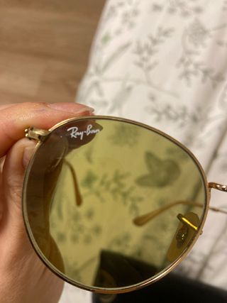 Gafas de sol Ray-Ban Round Metal Doradas