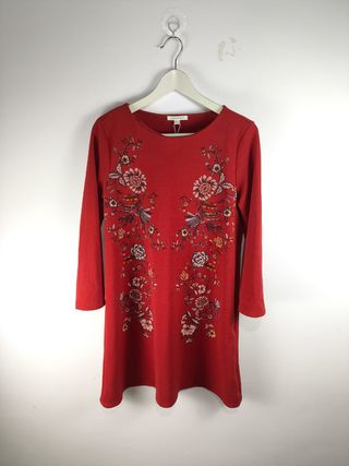 Vestido Springfield Rojo Talla XL Nuevo