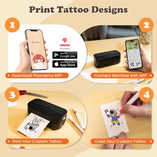 Impresora Térmica Tatuajes Temporales Niños