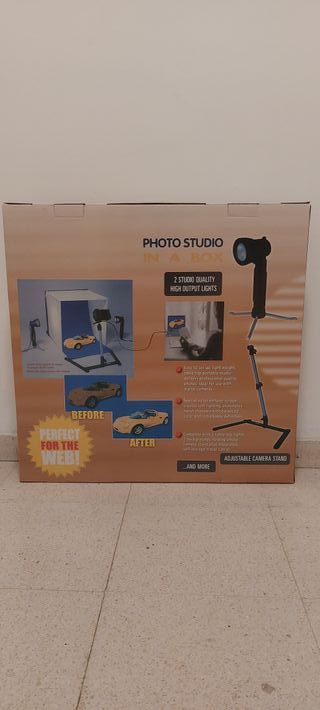 Set Iluminación Fotografía Pro Plegable